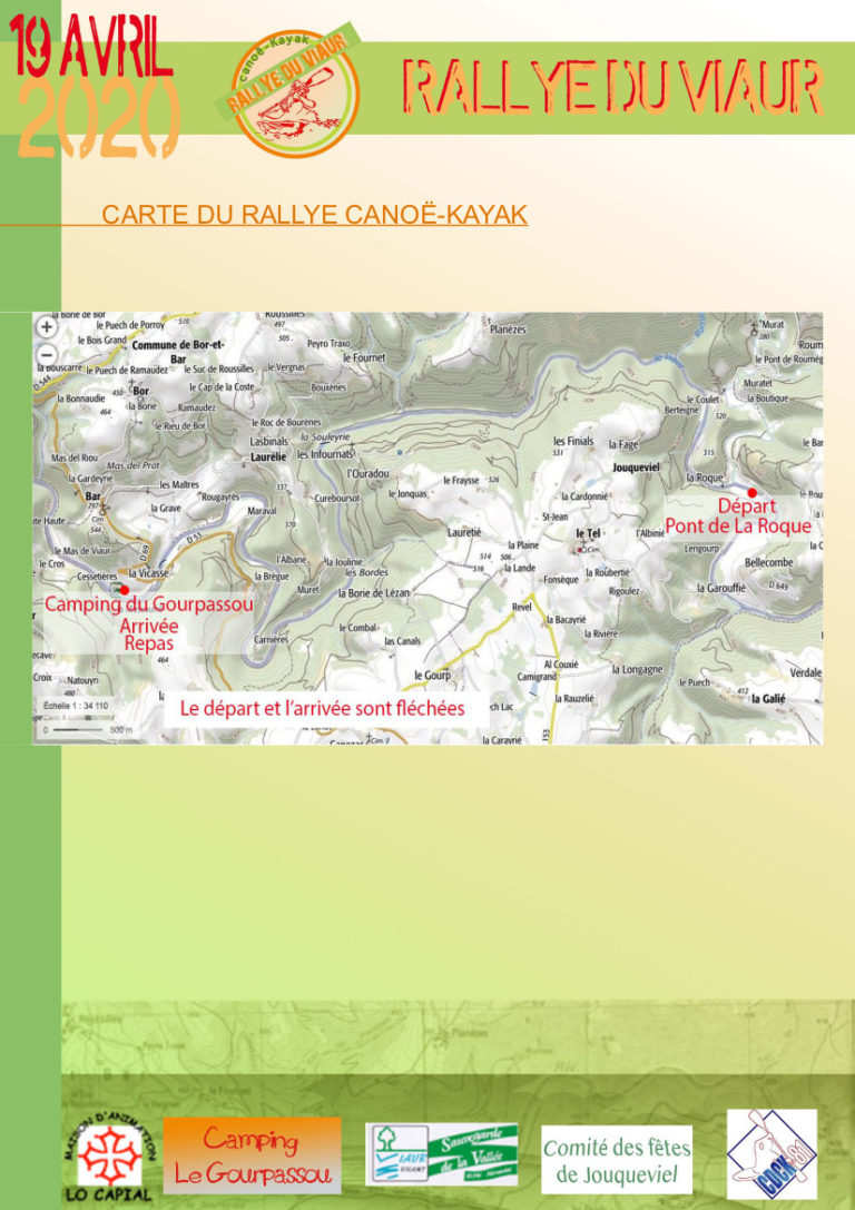 Carte Rallye du viaur 2020