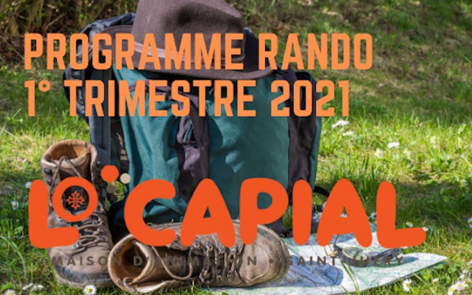 Programme rando 1er trimestres 2021