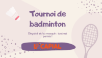 Tournoi badminton