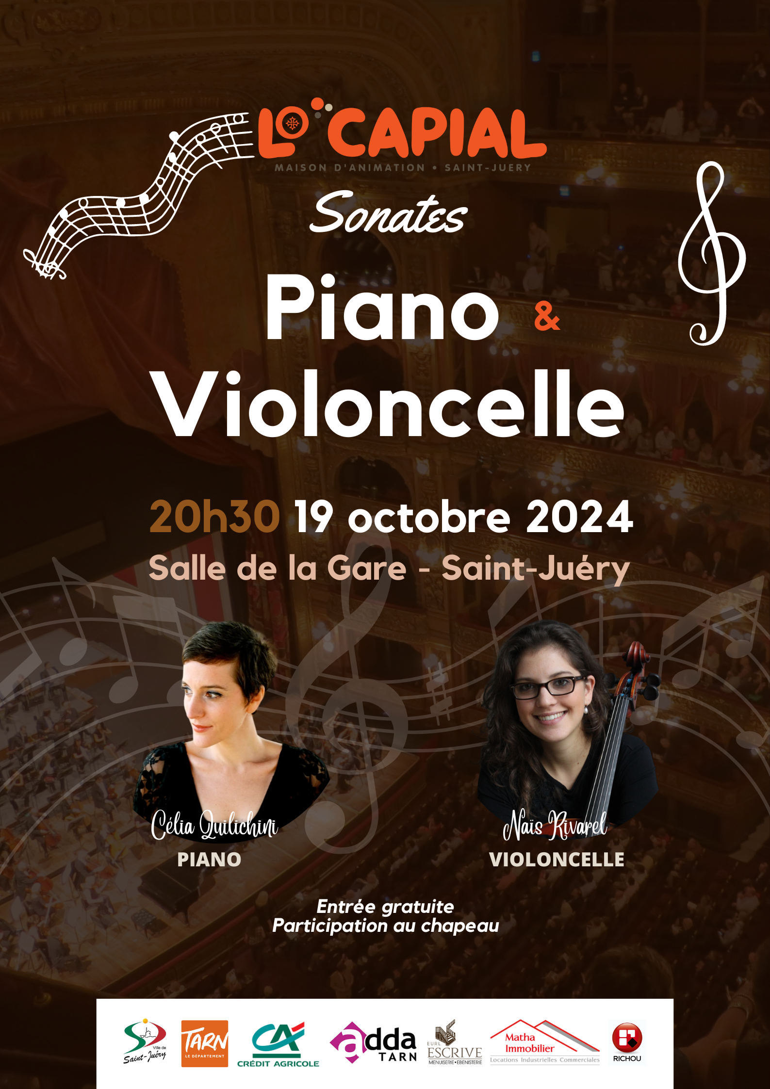 Concert Violoncelle et piano